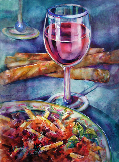 Edible #24 Spagetti & Wine